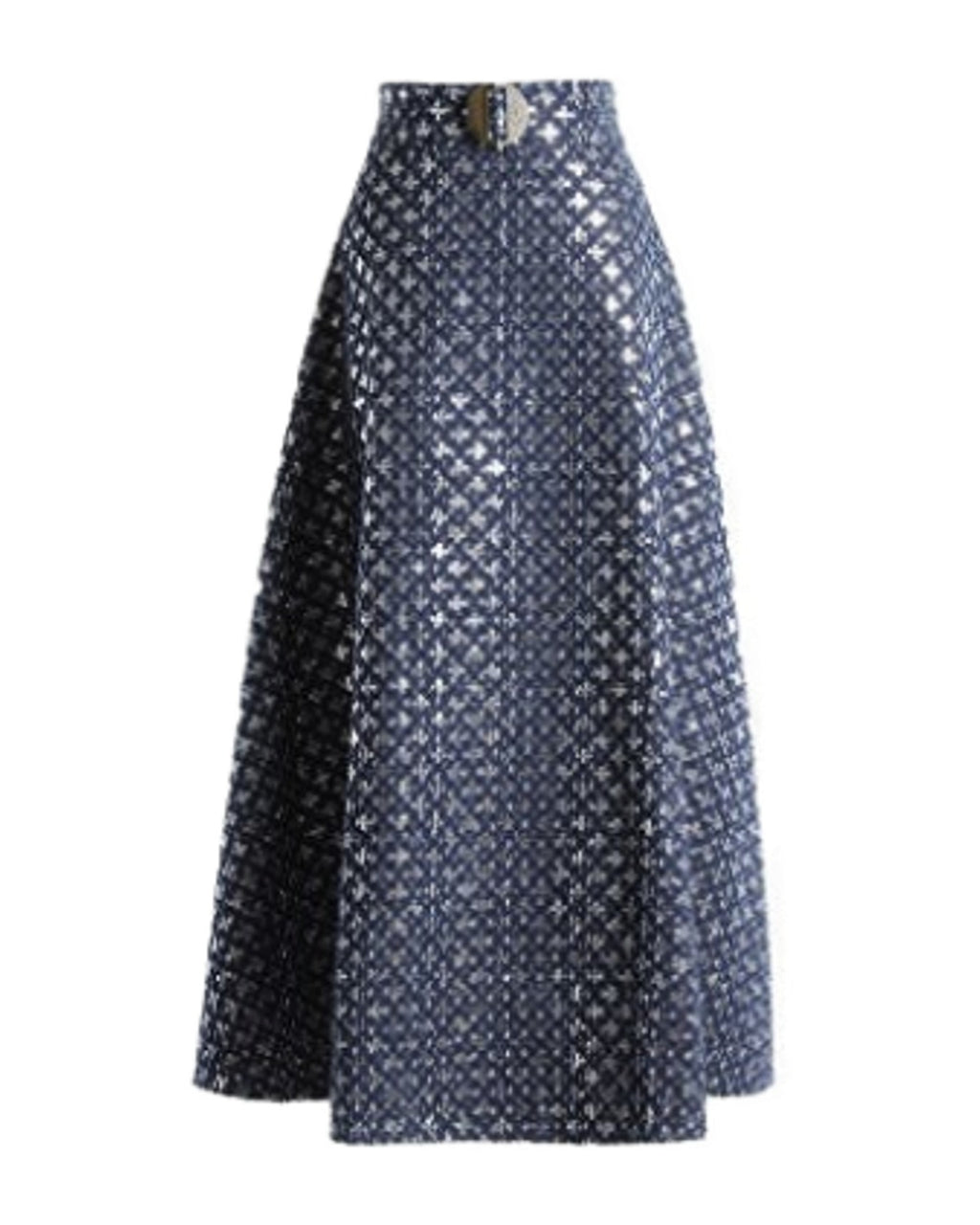 Mid-length Embroidered Retro Skirt photo 4