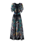 V-neck Floral Swing Dress photo 5