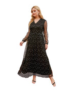 Plus Size Lace Dress Sequin photo 1