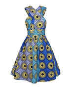 Lace-up Pleated Nightclub V-neck Dress photo 3