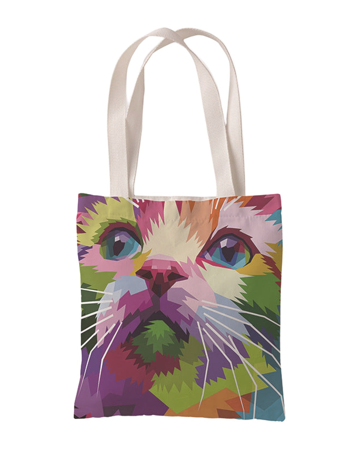 Colorful Animal Print Canvas Bag photo 11