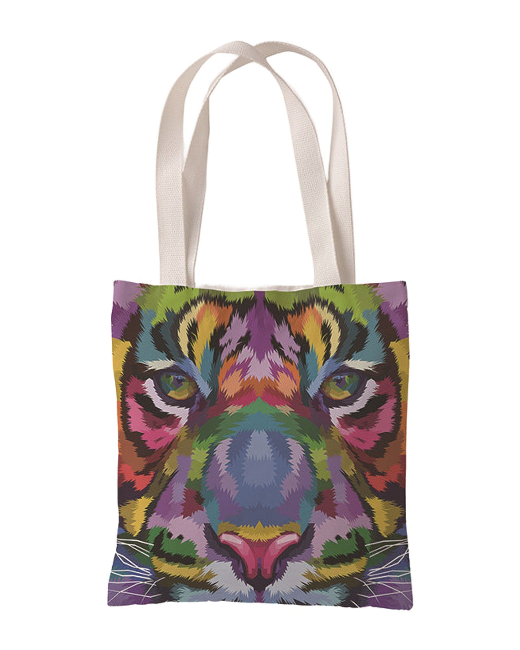 Colorful Animal Print Canvas Bag photo 12