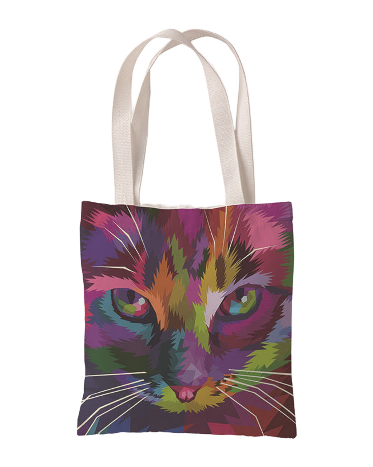 Colorful Animal Print Canvas Bag photo 2