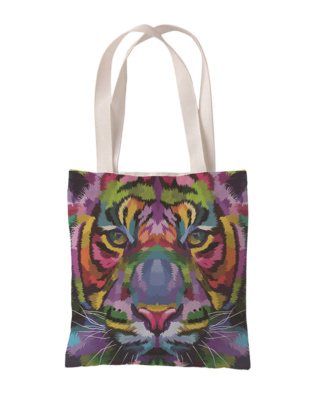 Colorful Animal Print Canvas Bag photo 6