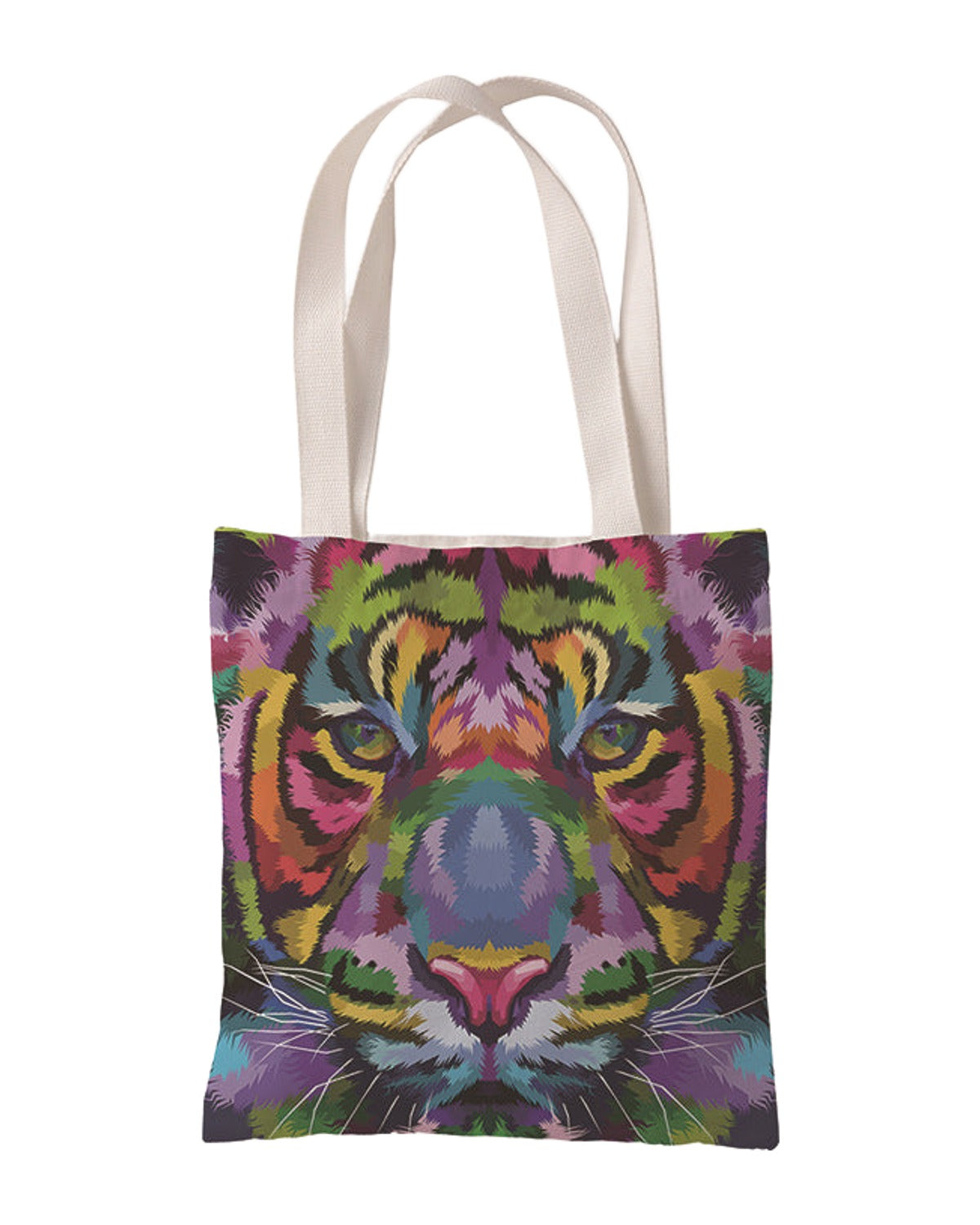 Colorful Animal Print Canvas Bag photo 6