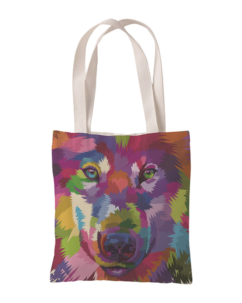 Colorful Animal Print Canvas Bag photo 8