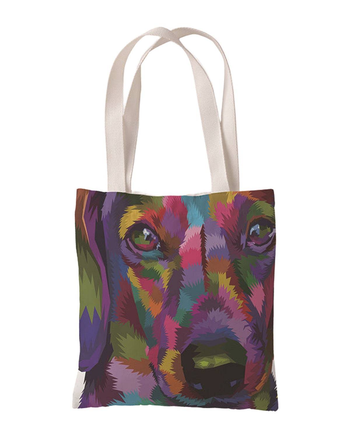 Colorful Animal Print Canvas Bag photo 9