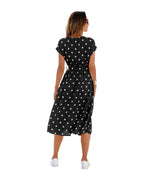 Polka Dot Breasted Casual Dress photo 2