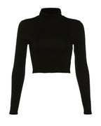 Hollow Slim-fit Lace-up Long-sleeved Top Bottoming Shirt photo 1