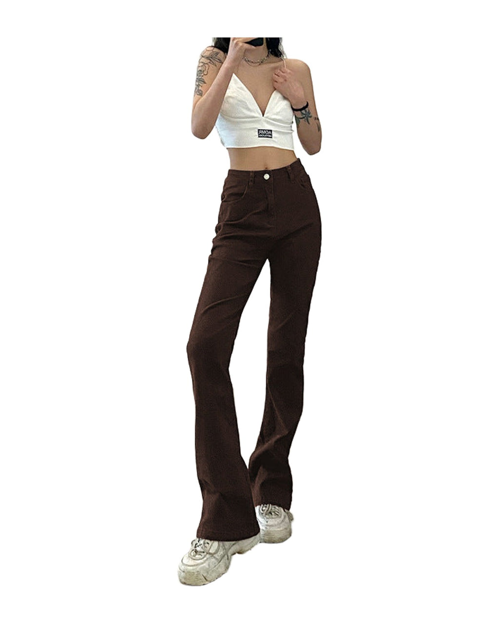 High-waisted Slim Slimming Hip Jeans photo 1