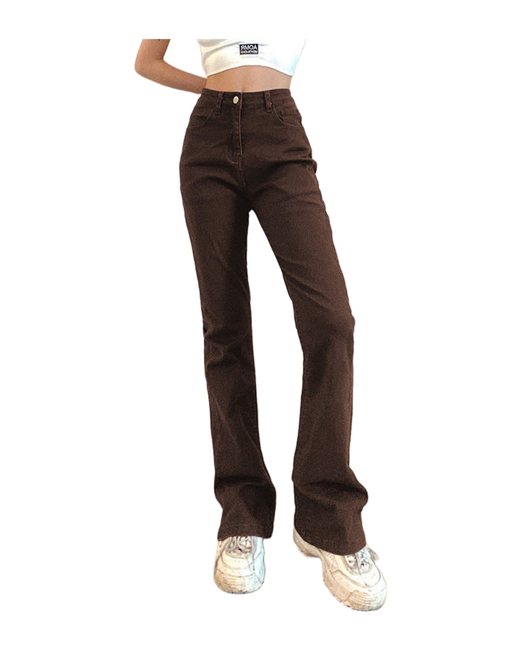 High-waisted Slim Slimming Hip Jeans photo 4
