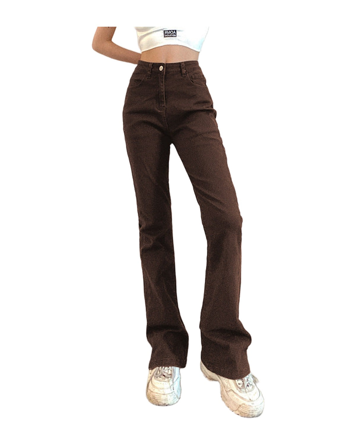 High-waisted Slim Slimming Hip Jeans photo 4