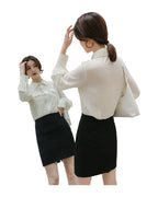 One-step Skirt Bag Hip Short Suit Work photo 3