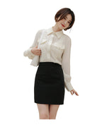 One-step Skirt Bag Hip Short Suit Work photo 6