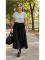 Lace Skirt worn by a model