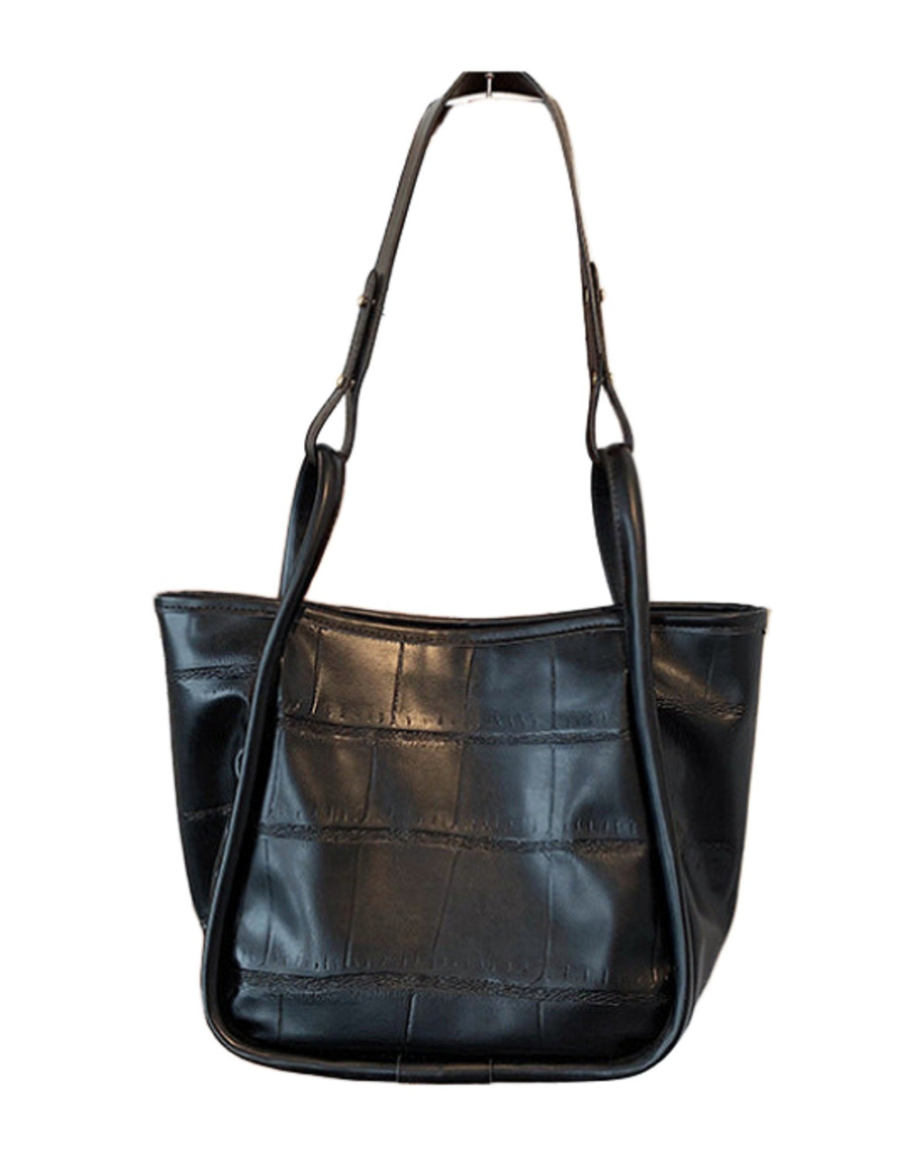 Simple Net Red Tote Bag Texture Commuter Briefcase Handbag photo 9