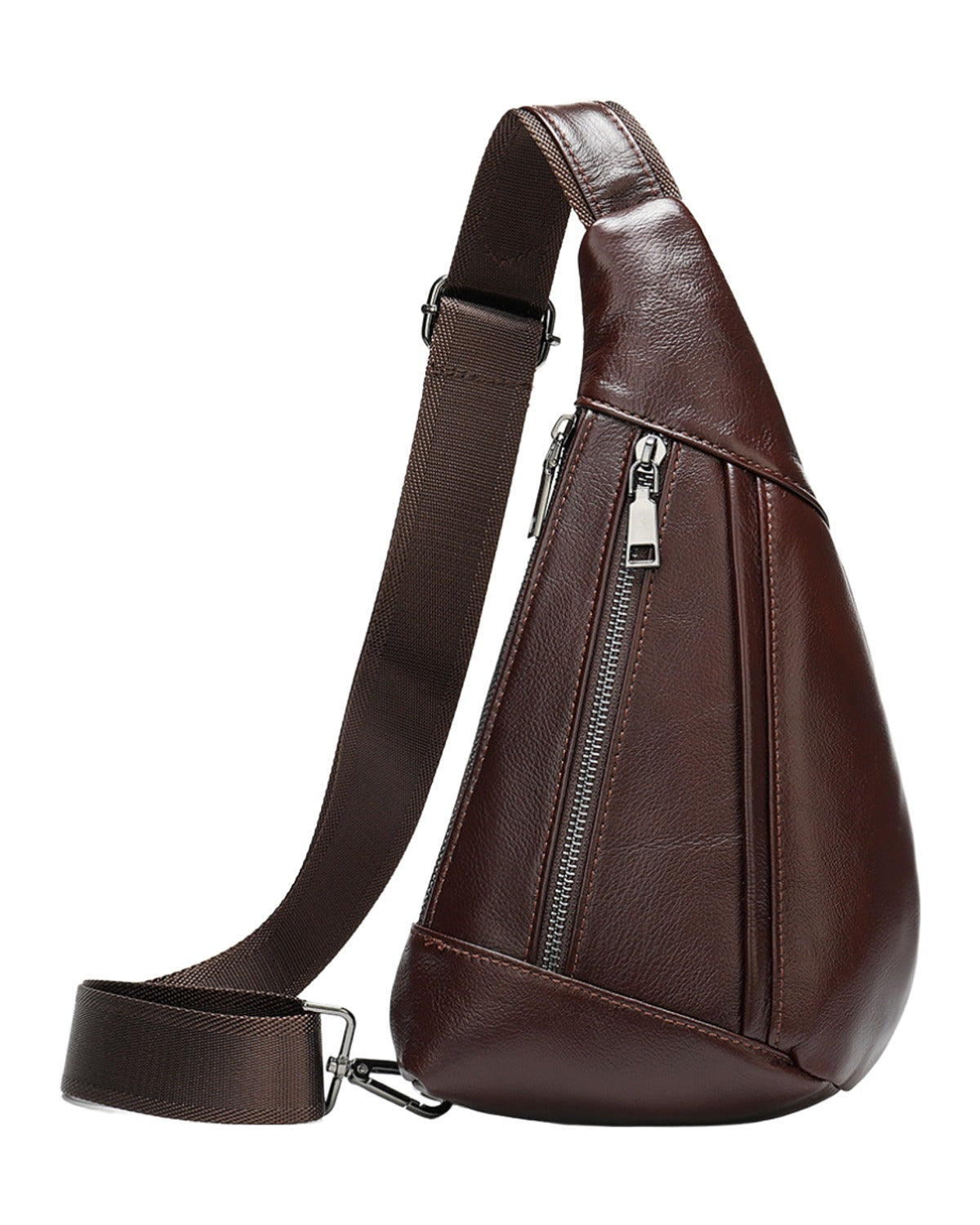 Shoulder Bag Leather Chest Messenger photo 2