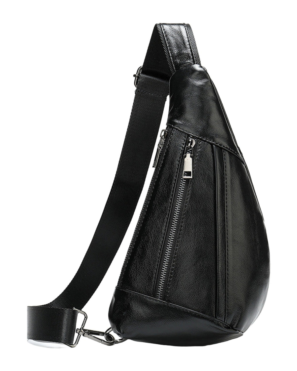 Shoulder Bag Leather Chest Messenger photo 3