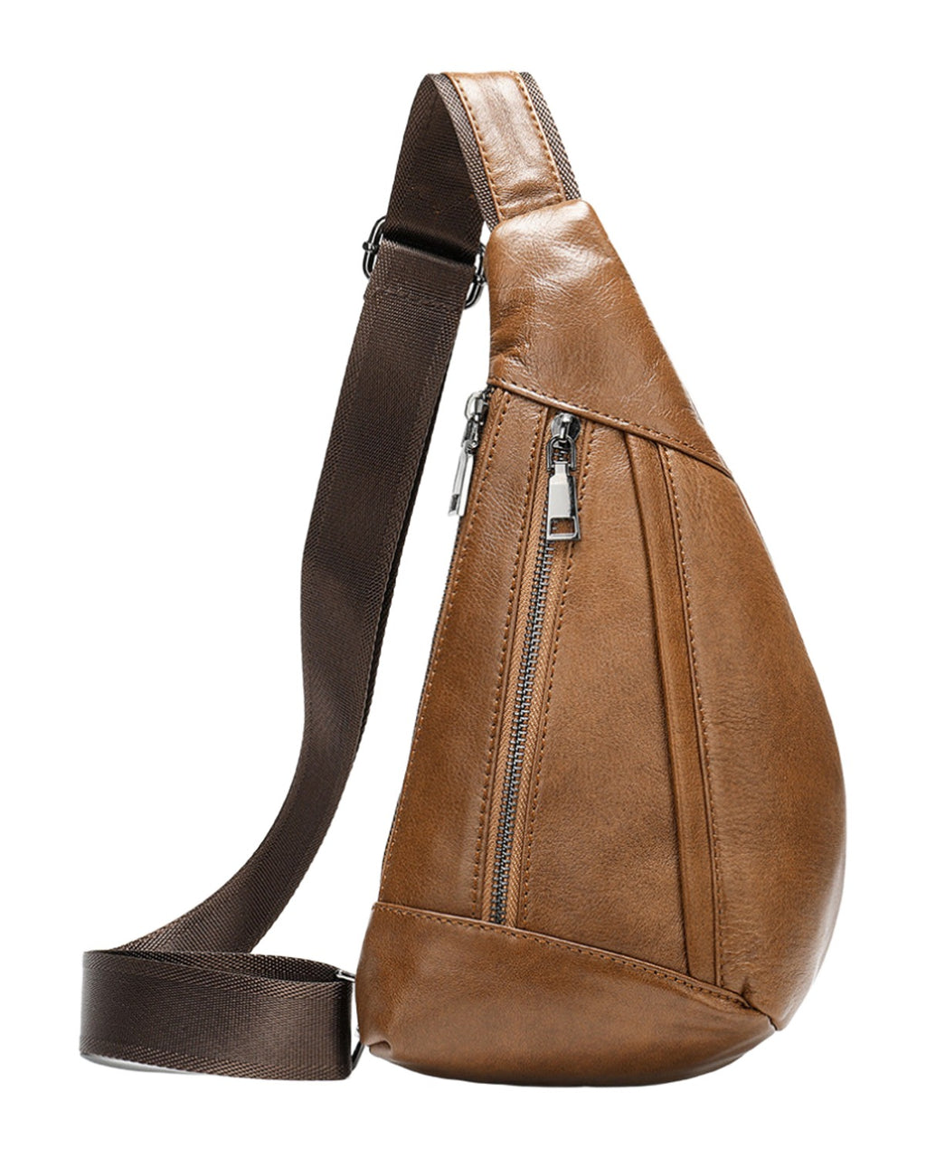 Shoulder Bag Leather Chest Messenger photo 5