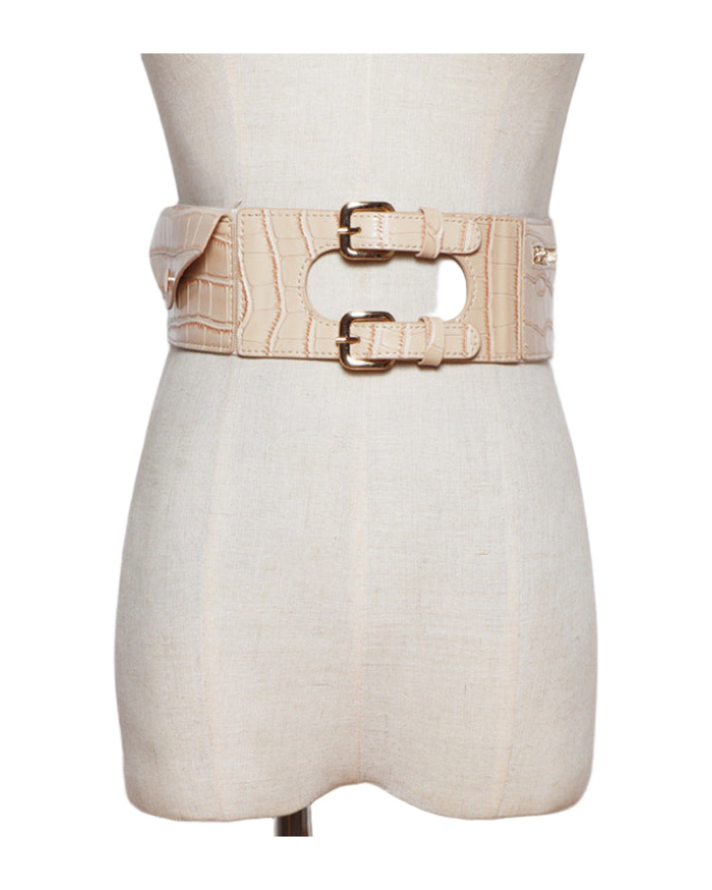 Belt Pattern Is Thin Wide Collocation Dress Down Jacket photo 1