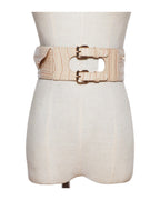 Belt Pattern Is Thin Wide Collocation Dress Down Jacket photo 1