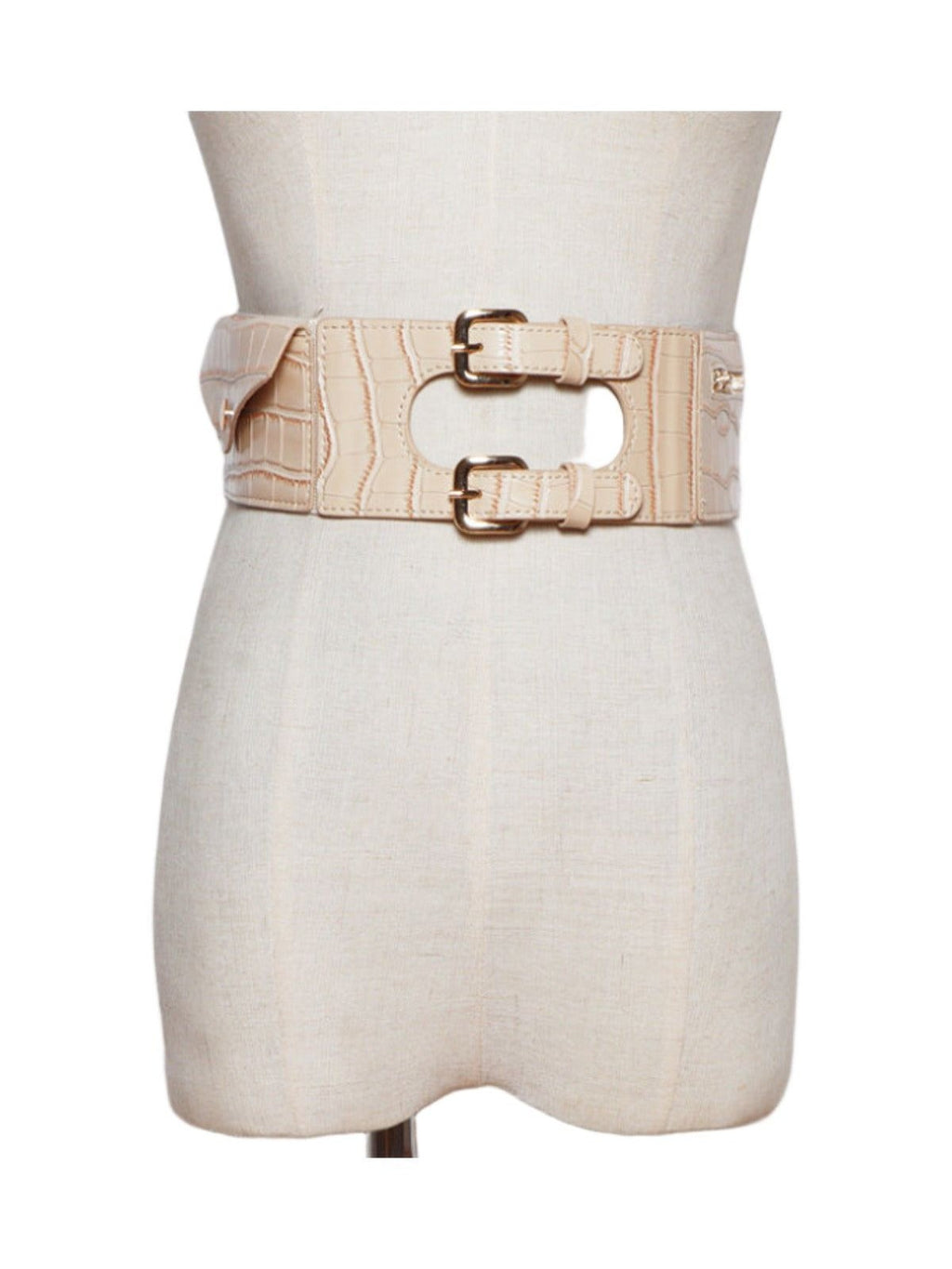 Belt Pattern Is Thin Wide Collocation Dress Down Jacket