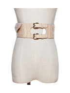 Belt Pattern Is Thin Wide Collocation Dress Down Jacket