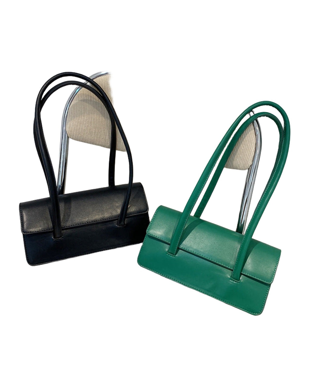 Minimalist Solid Color Shoulder Bag photo 6