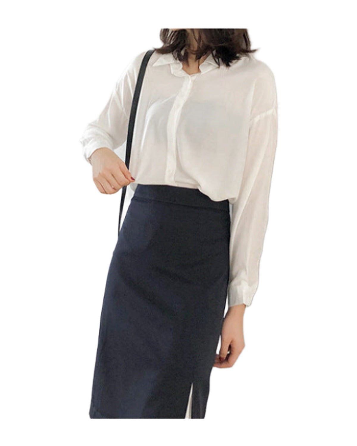 Irregular Pleated Skirt High Waist Mermaid Autumn photo 4