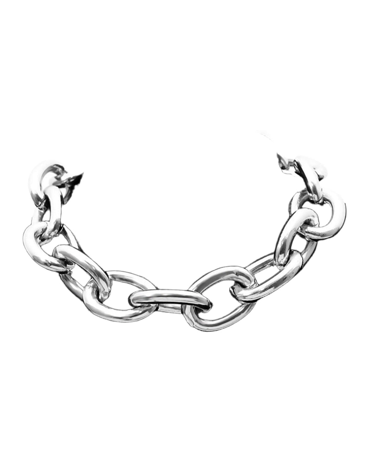 Retro Exaggerated Punk Metal Necklace photo 1