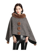 Faux Fur Jacket Shawl Scarf photo 3