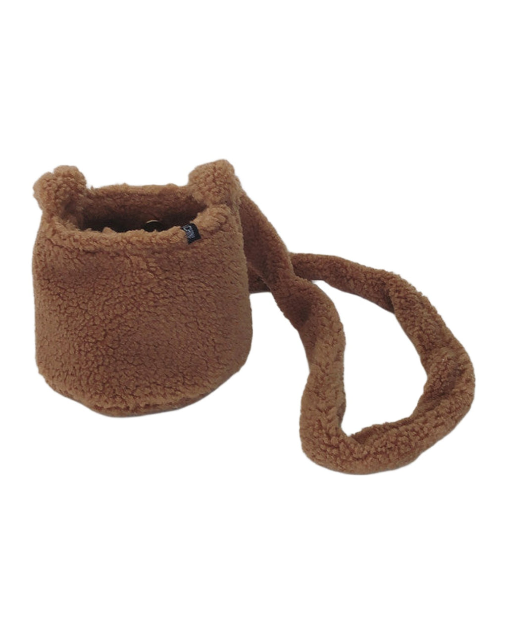 Solid Color Faux Lamb Wool One-shoulder Underarm Bag photo 2