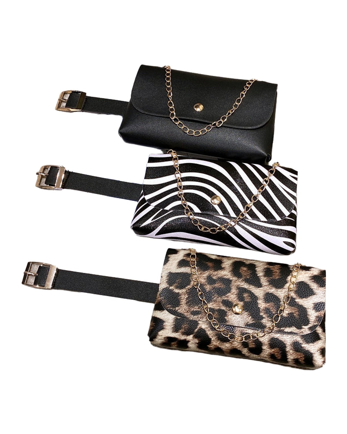 Retro Animal Print Belt Bag photo 2