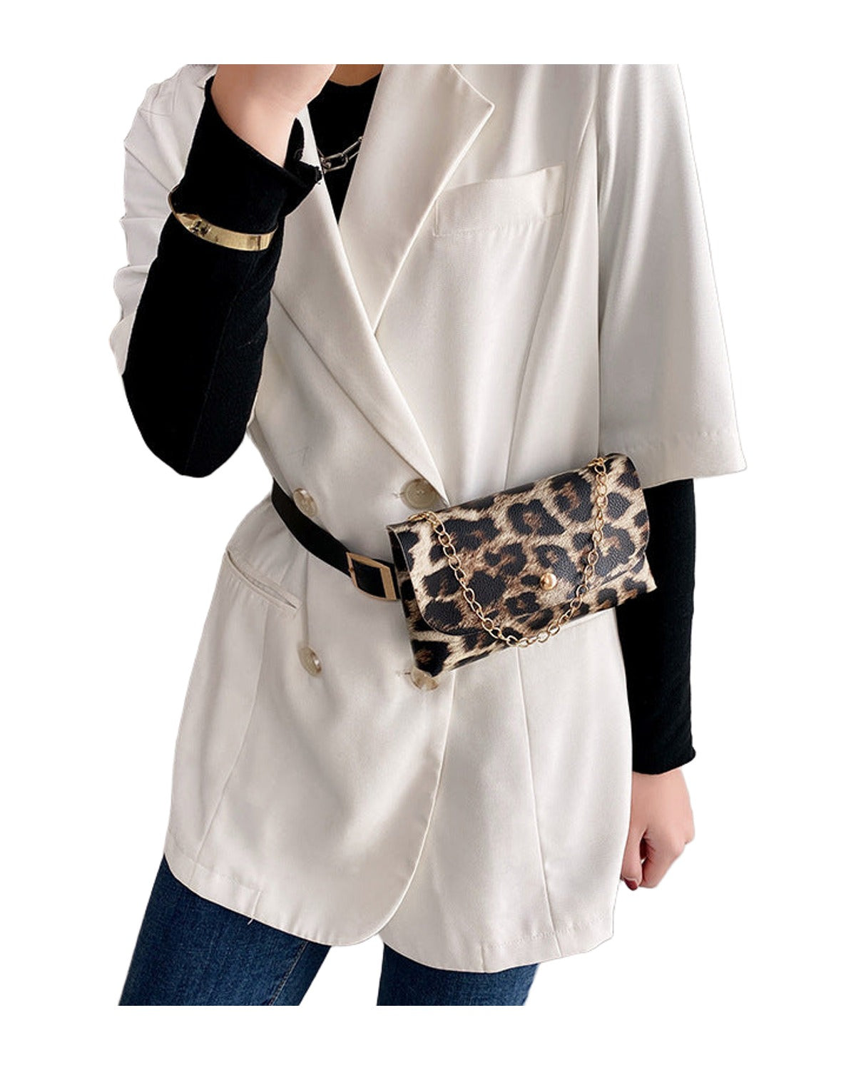Retro Animal Print Belt Bag photo 6