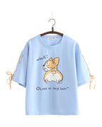 Cartoon Animal Print Short Sleeve photo 4