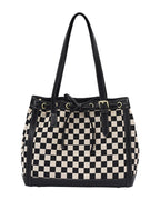 Contrast Tote Bag Checkerboard photo 6