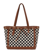 Contrast Tote Bag Checkerboard photo 7
