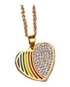Lgbt Six-color Rainbow Titanium Steel Pendant Necklace photo 9