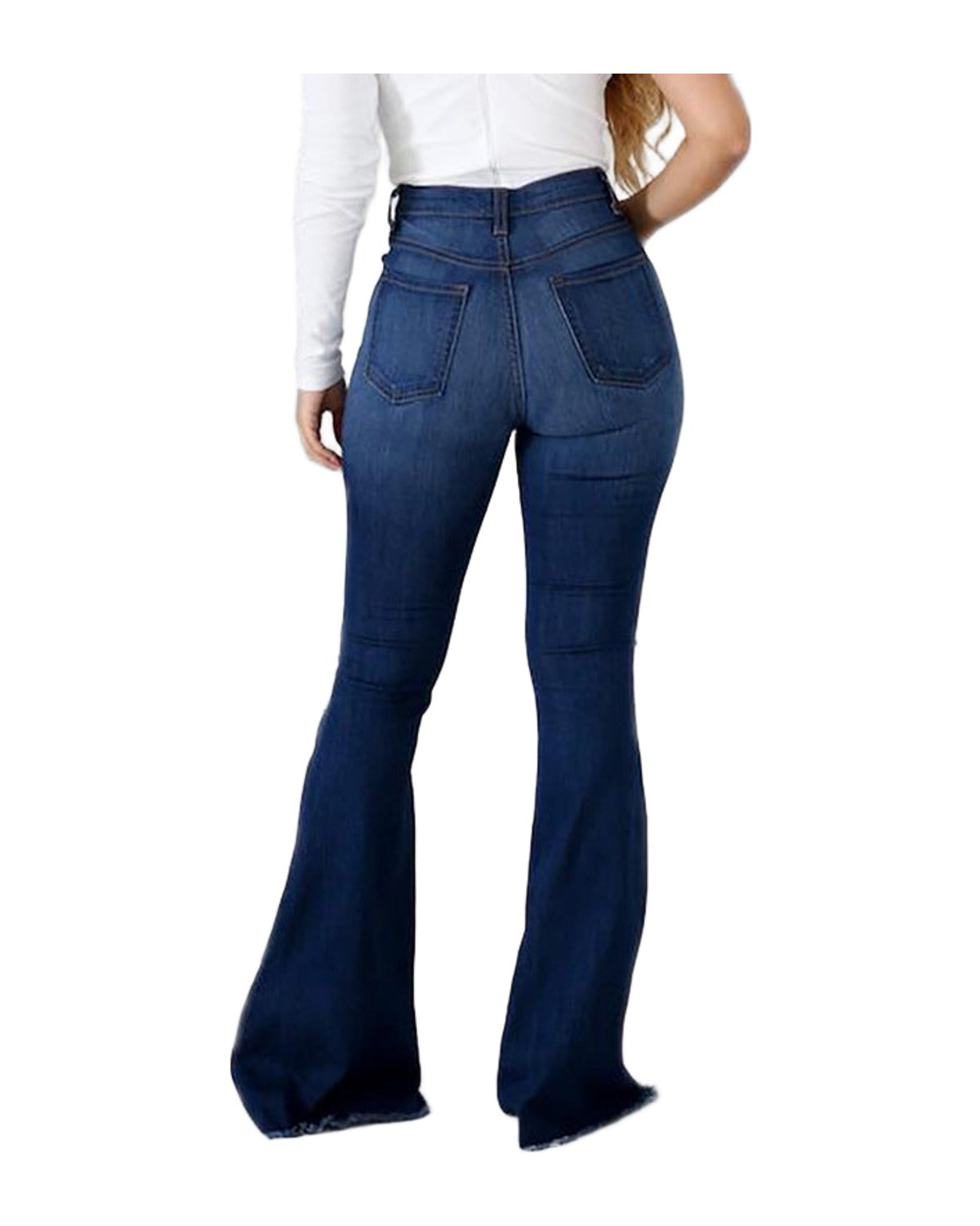 Slim-fit Buttocks Ripped Jeans photo 6