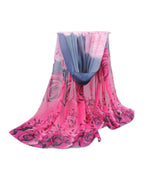Narrow Thin Chiffon Scarf Sunscreen Shawl photo 5