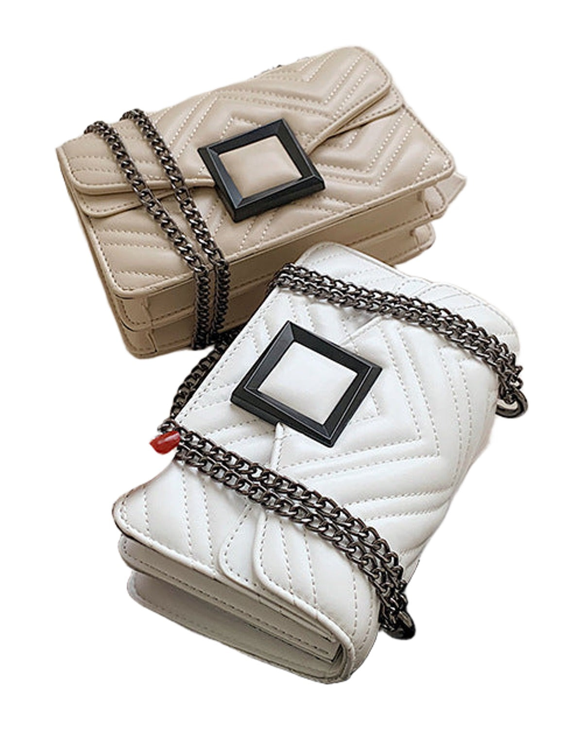 One-shoulder Chain Bag Embroidery Thread Crossbody photo 4
