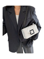 One-shoulder Chain Bag Embroidery Thread Crossbody