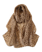 Leopard Chiffon Scarf Thin Shawl photo 1