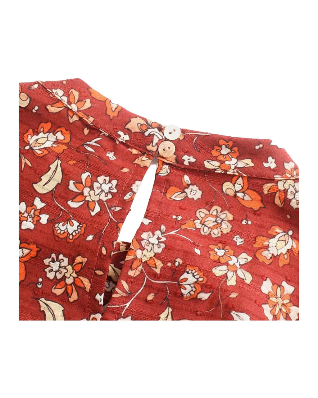 Printed Long Sleeve High Waist Dress photo 7