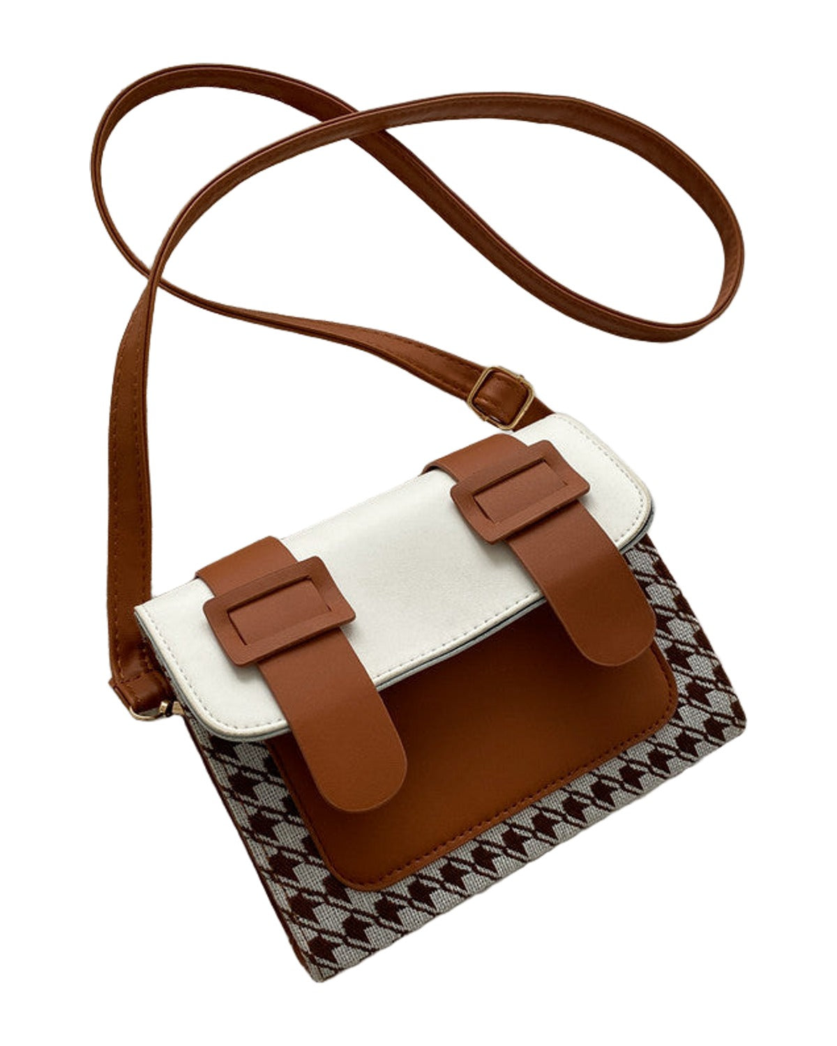 Plaid One-shoulder Messenger Bag photo 3