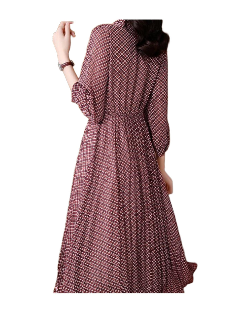 Polyester Chiffon Floral Dress photo 5