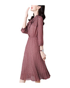Polyester Chiffon Floral Dress photo 7