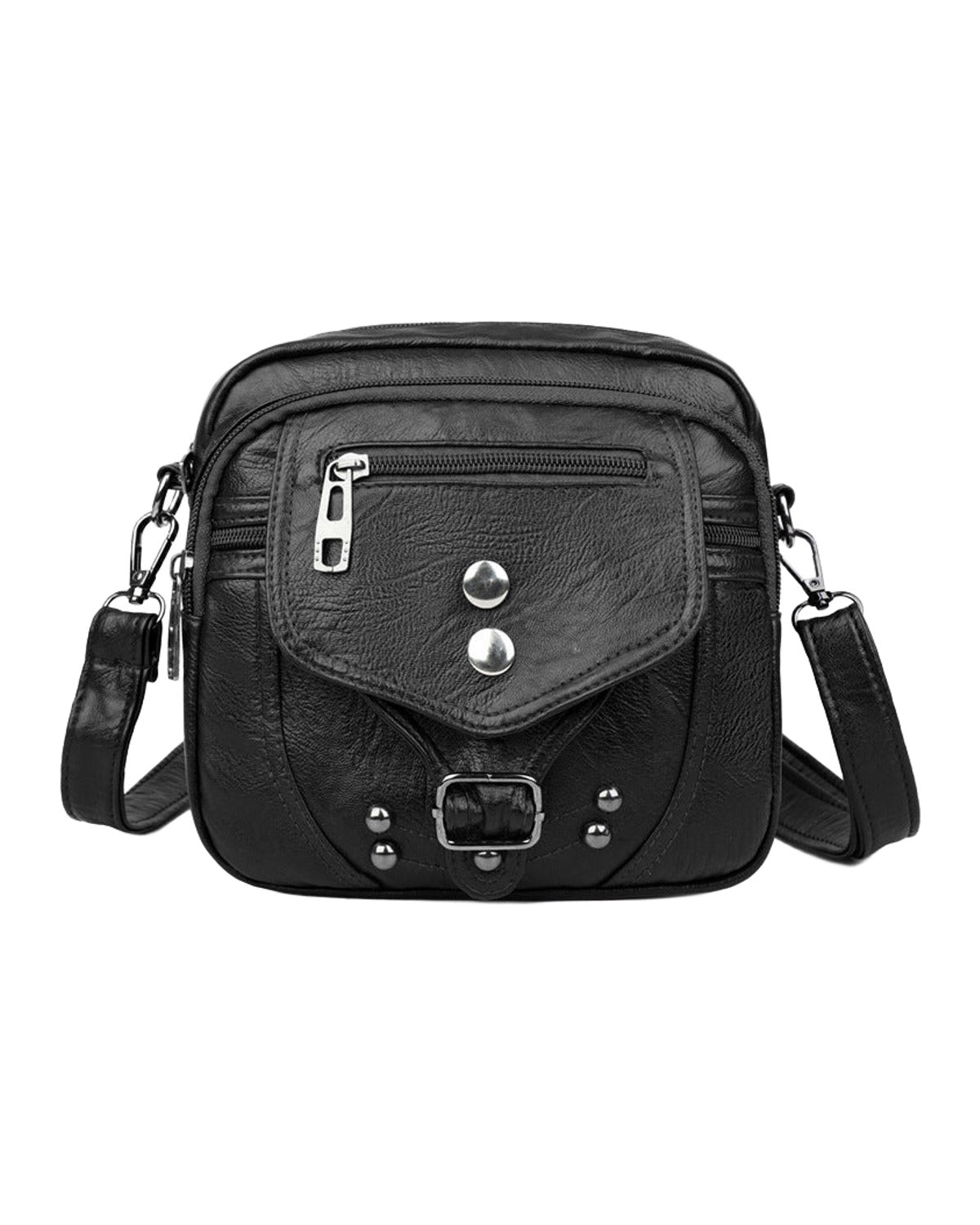 Net Red Same Soft Leather Shoulder Bag photo 1