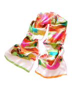 Animal Print Silk Scarf photo 3