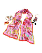 Animal Print Silk Scarf photo 4